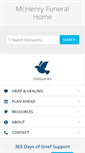 Mobile Screenshot of mchenryfuneralhome.com